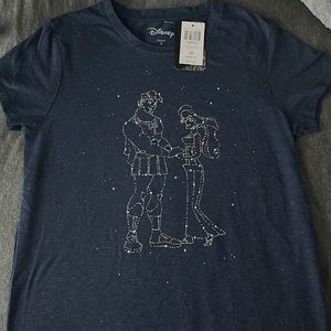 Disney Hercules and Meg Constellation Graphic Tee Size Small
